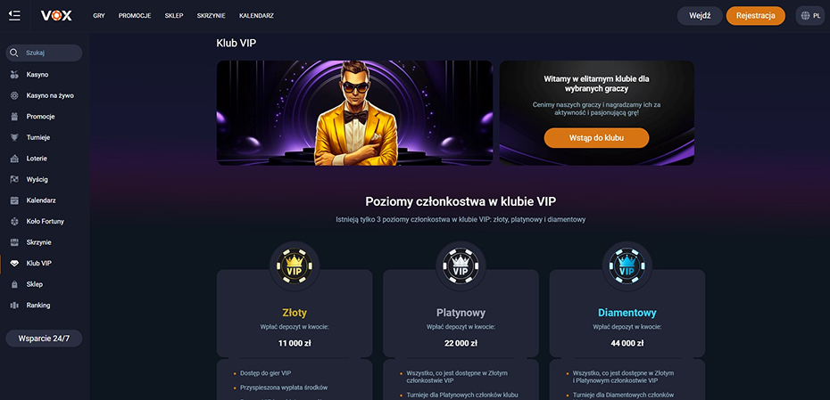 Recenzja i przewodnik po Casino Vox — Gry, Bonusy i Bezpieczeństwo